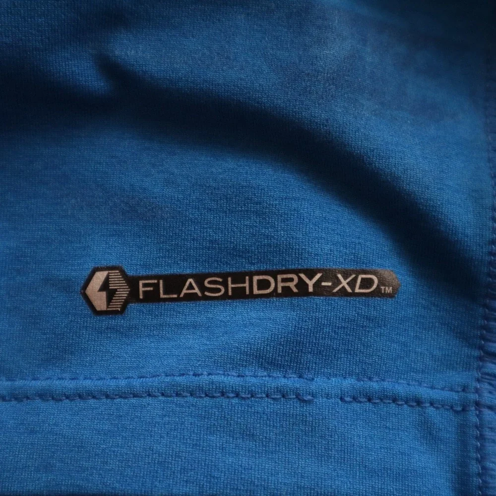 The North Face Hoodie Mens Small Flash Dry-XD Active‎ Pullover Blue Long Sleeve